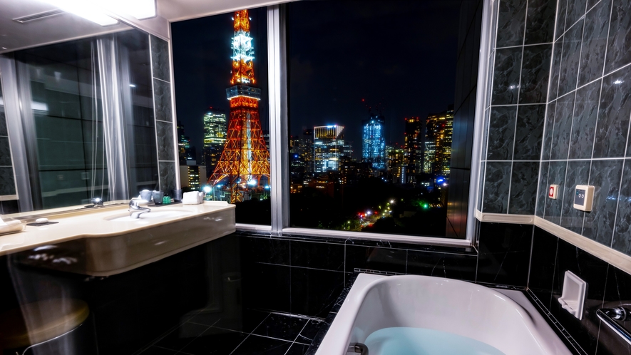 1フロアに1室の東京タワービューバスルーム（イメージ）