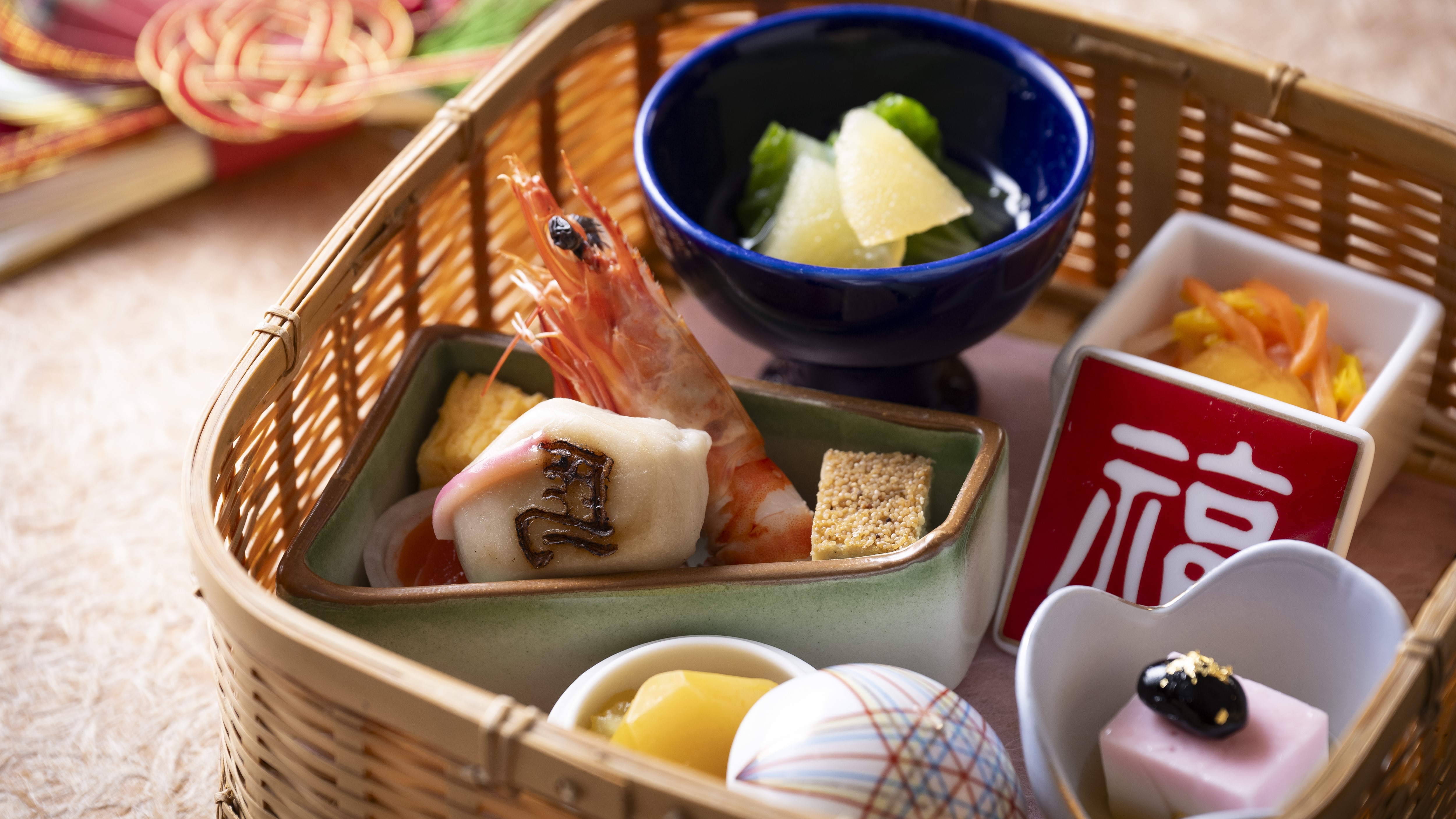 【開運フェア2026】開運花籠点心(日本料理　芝桜)