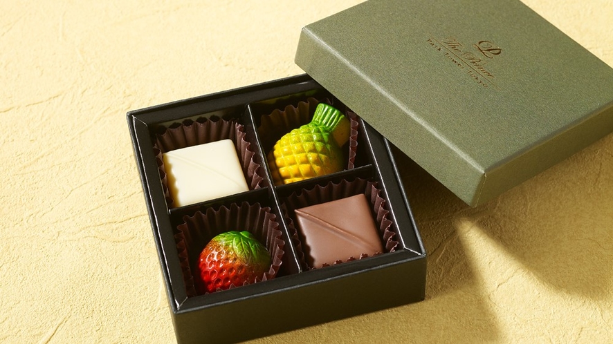 チョコレート　4個入りボックス　イメージ