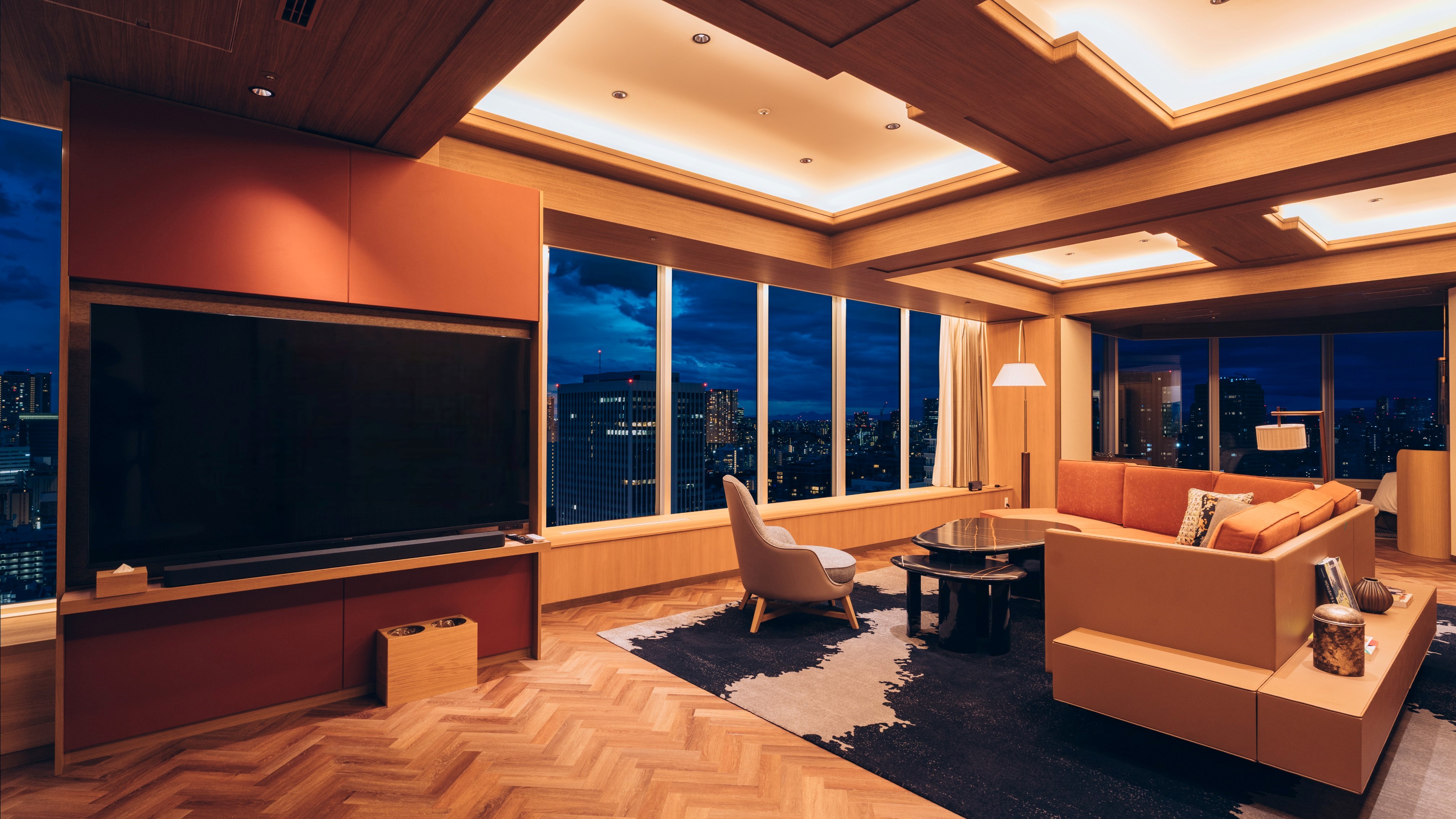 パノラマスイート(リビング)(32F・118平米)