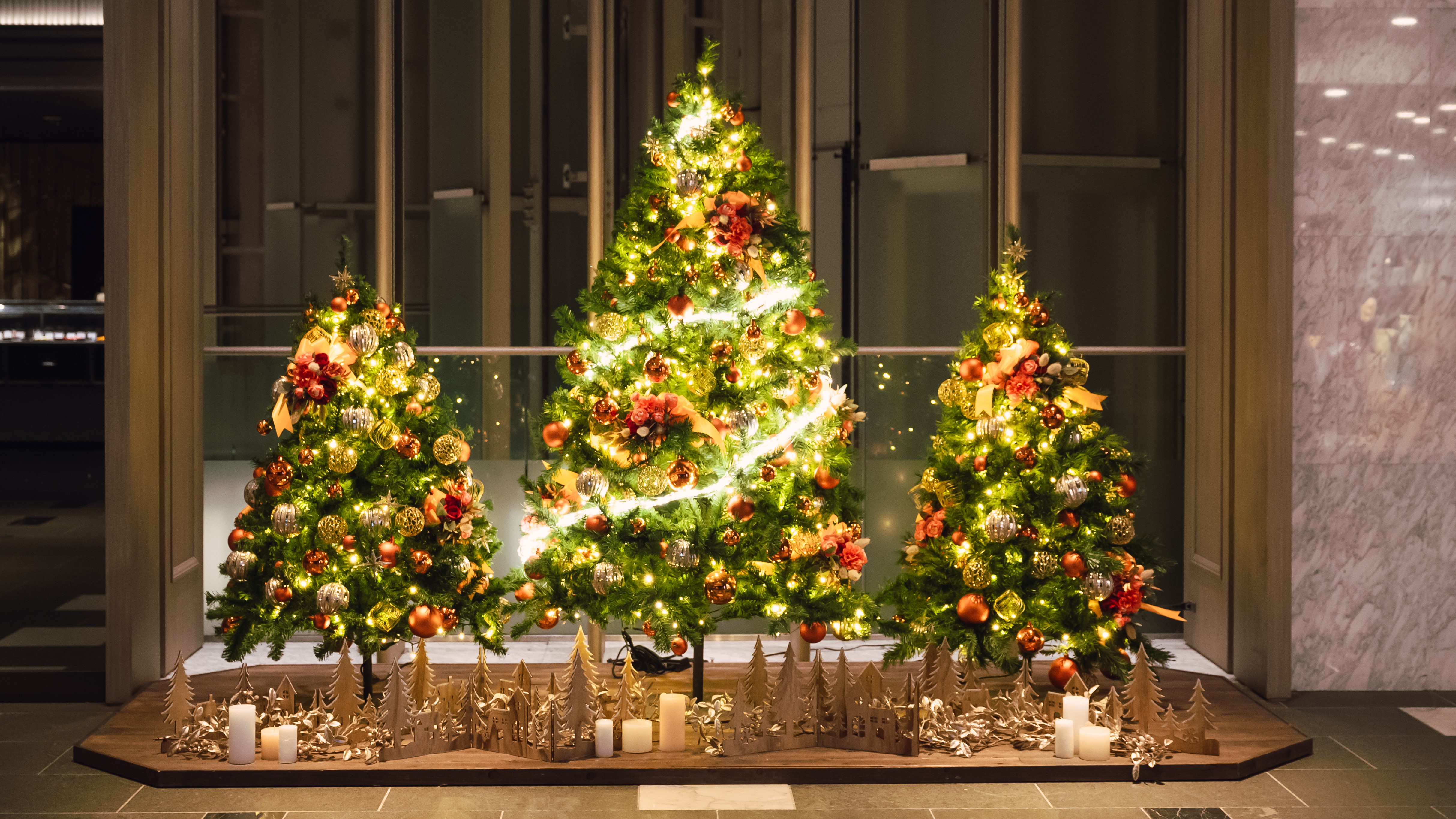 クリスマス装飾2024　THE SHOP前