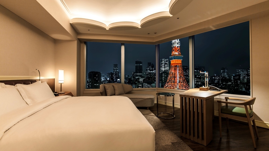 プレミアムコーナーキングルーム（29～31階・37平米）東京タワー側