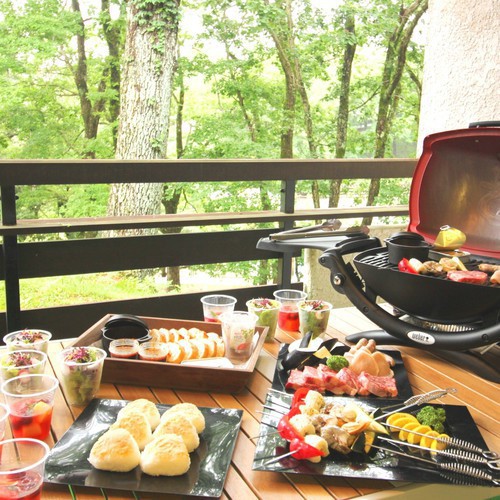 ★お盆休み8/9〜8/15★カラオケ付♪「コテージテラスBBQ」（2食付)