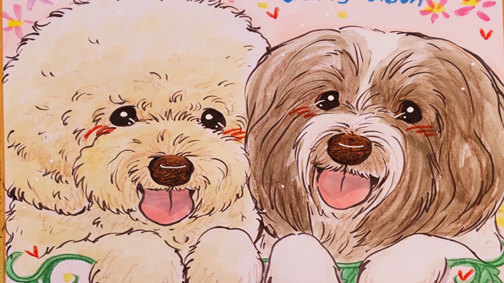 愛犬似顔絵イメージ