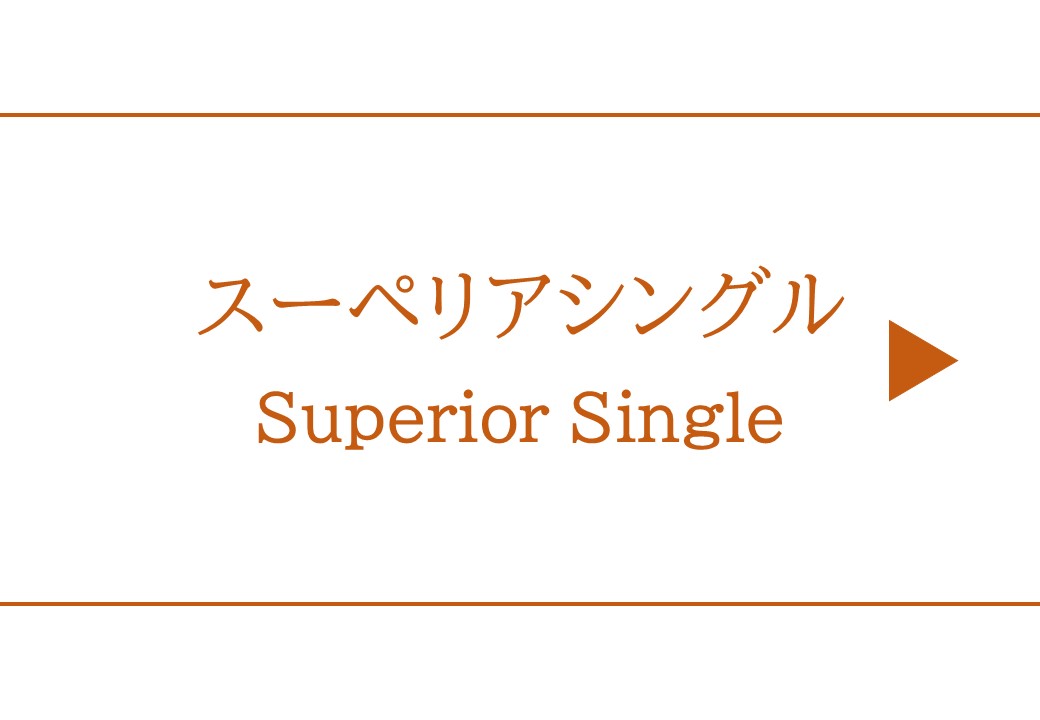 スーペリアシングル（13平米/ベッド幅120cm）
