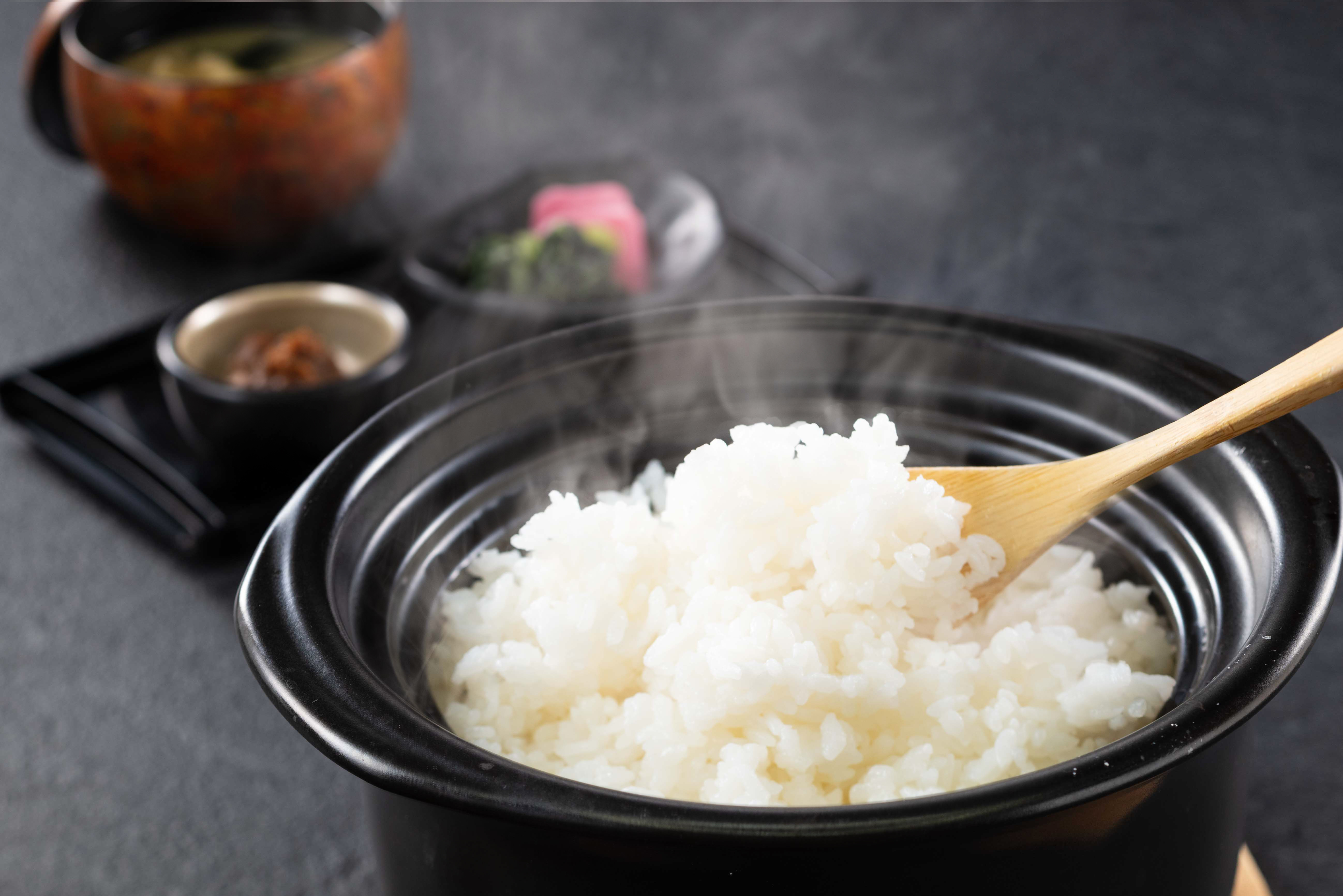 土鍋炊き魚沼産コシヒカリご飯セット