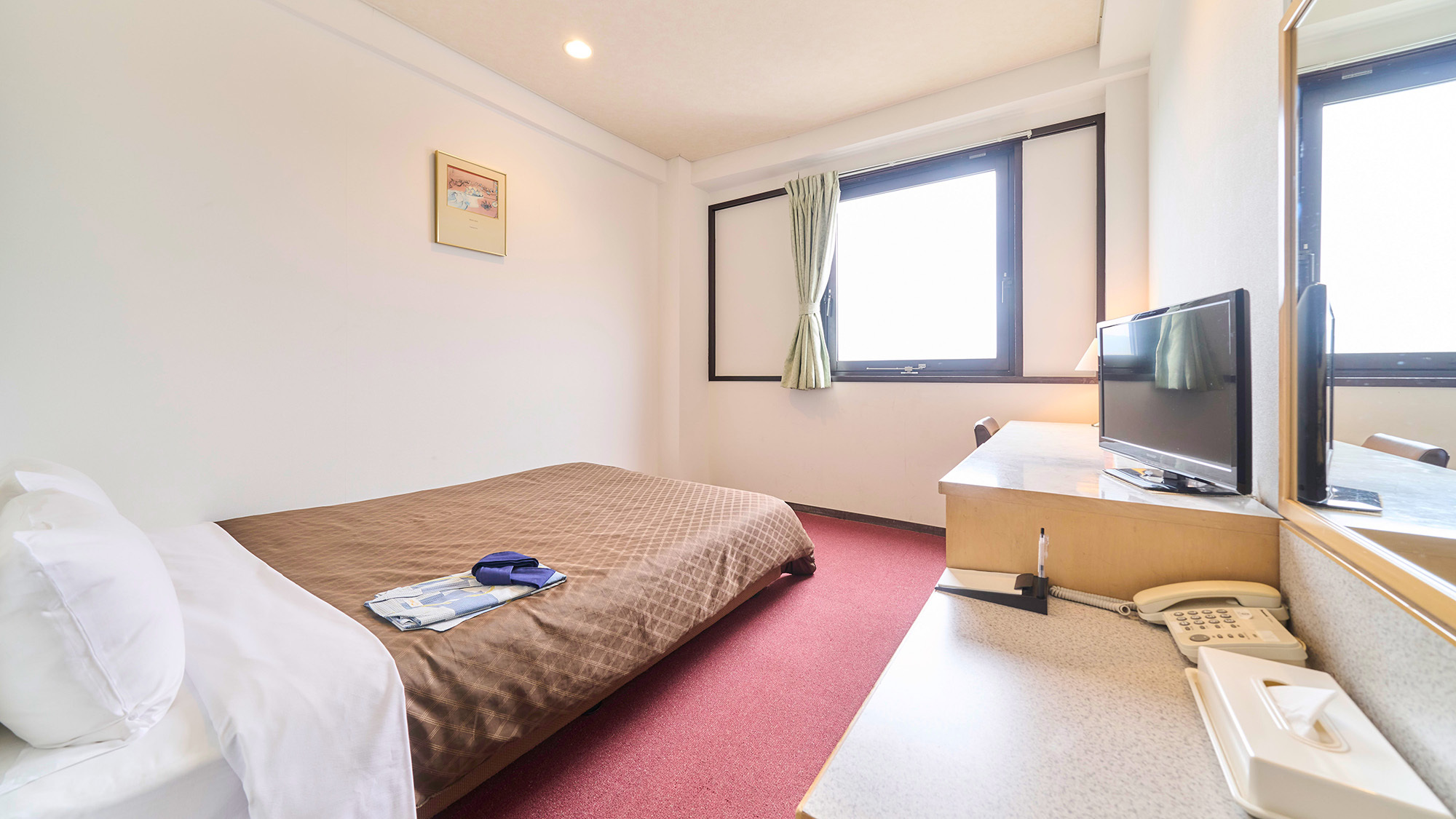 【禁煙】デラックスシングルルーム　バス・トイレ付き