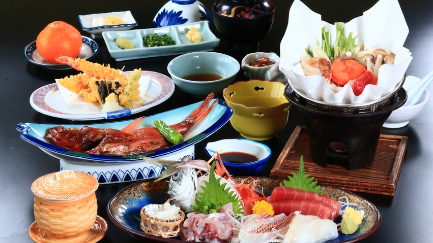 【温泉SALE】◆定番コース◆伊豆の名物☆金目鯛と旬魚を味わう！