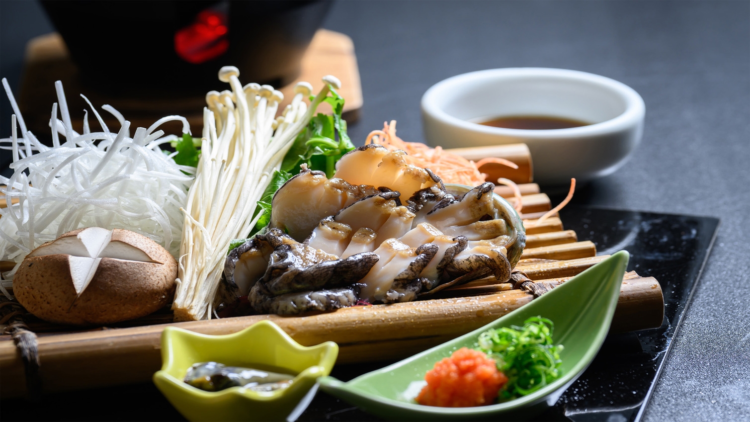 【春限定】鮑尽くしプラン　全室オーシャンビュー・Wifi完備