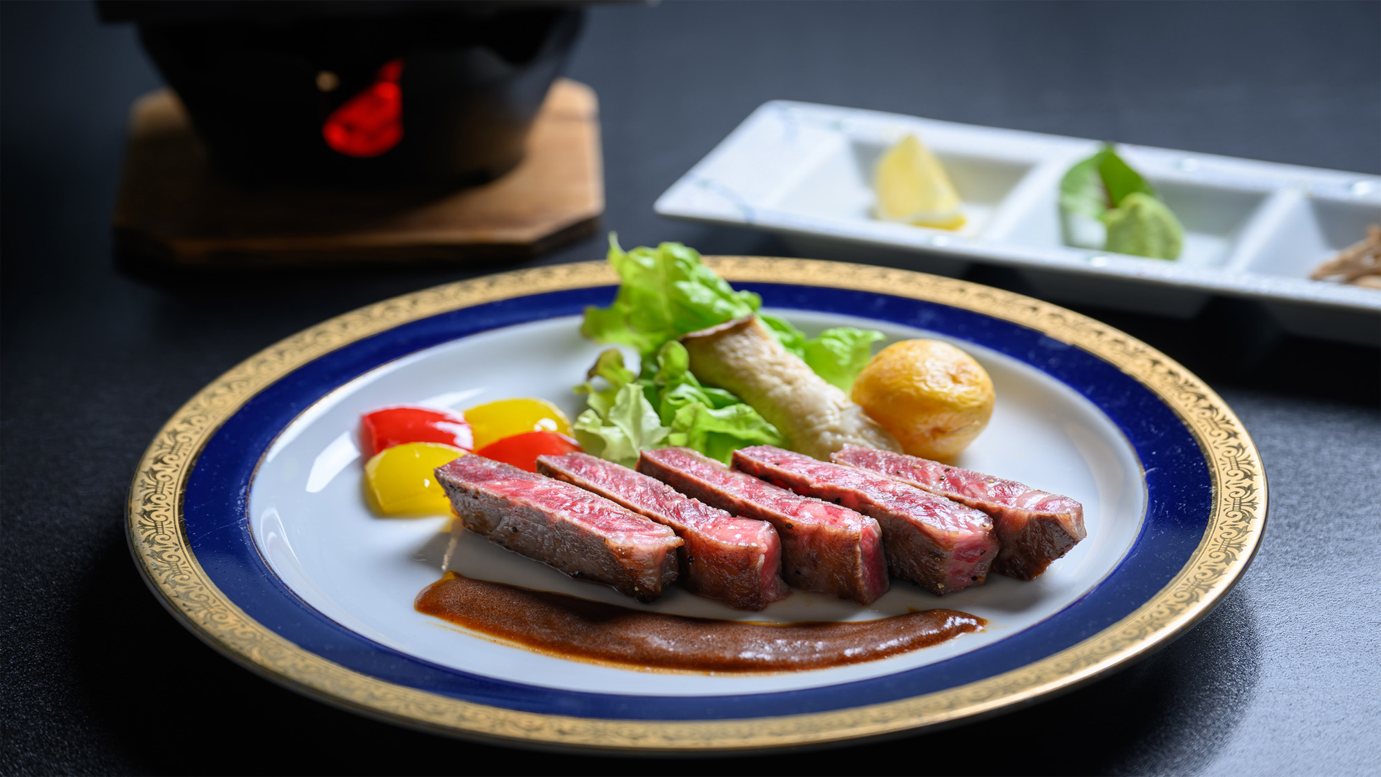 黒毛和牛ステーキｘデミグラスソース