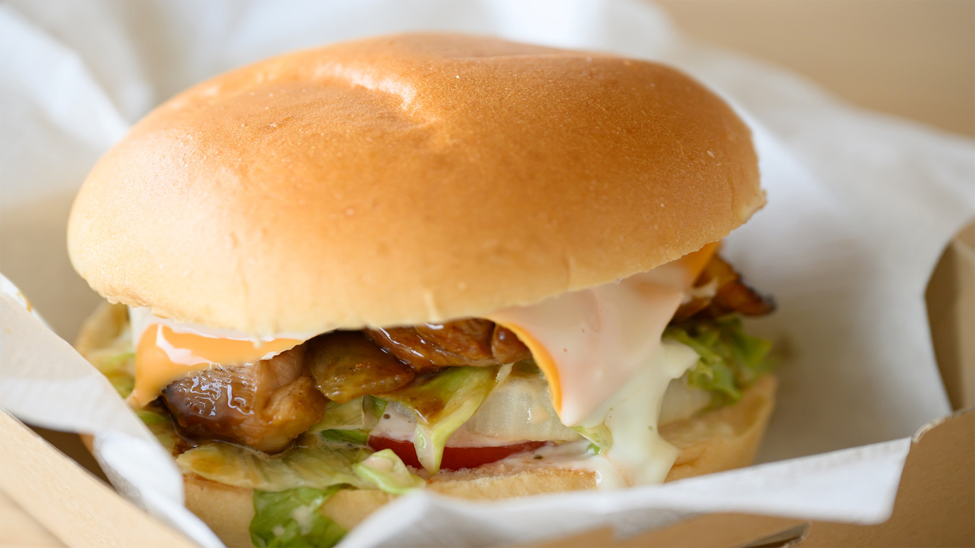 特製ハンバーガー