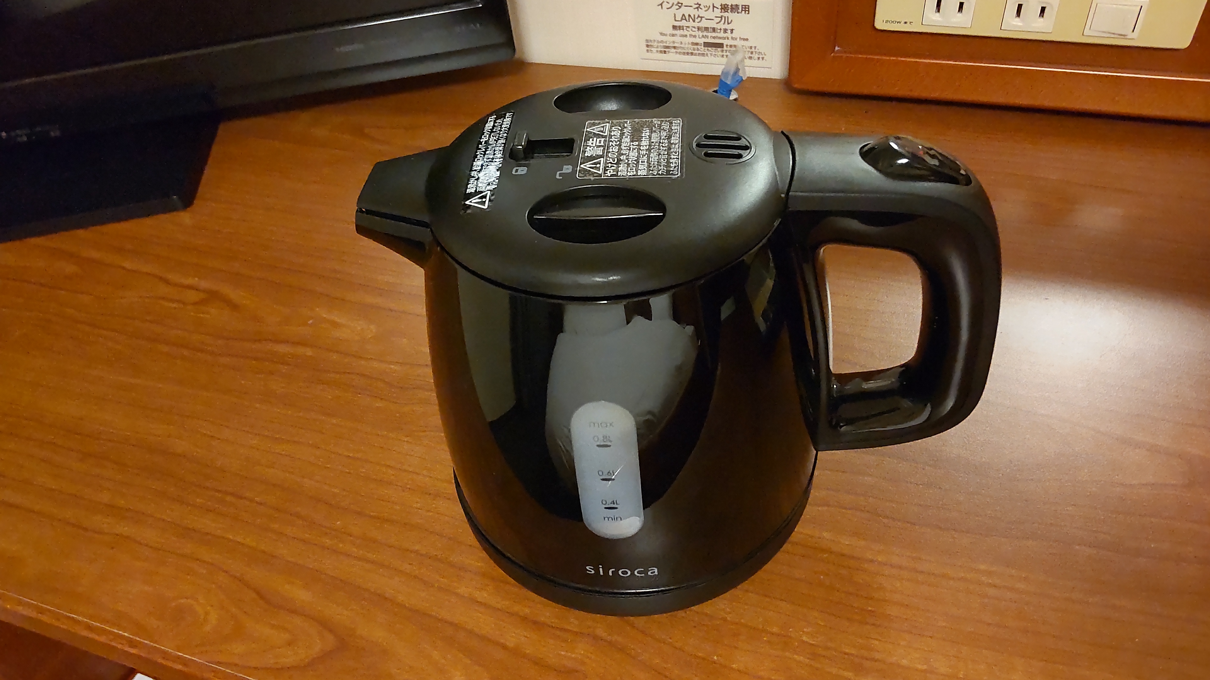 全室ケトルを設置しております。