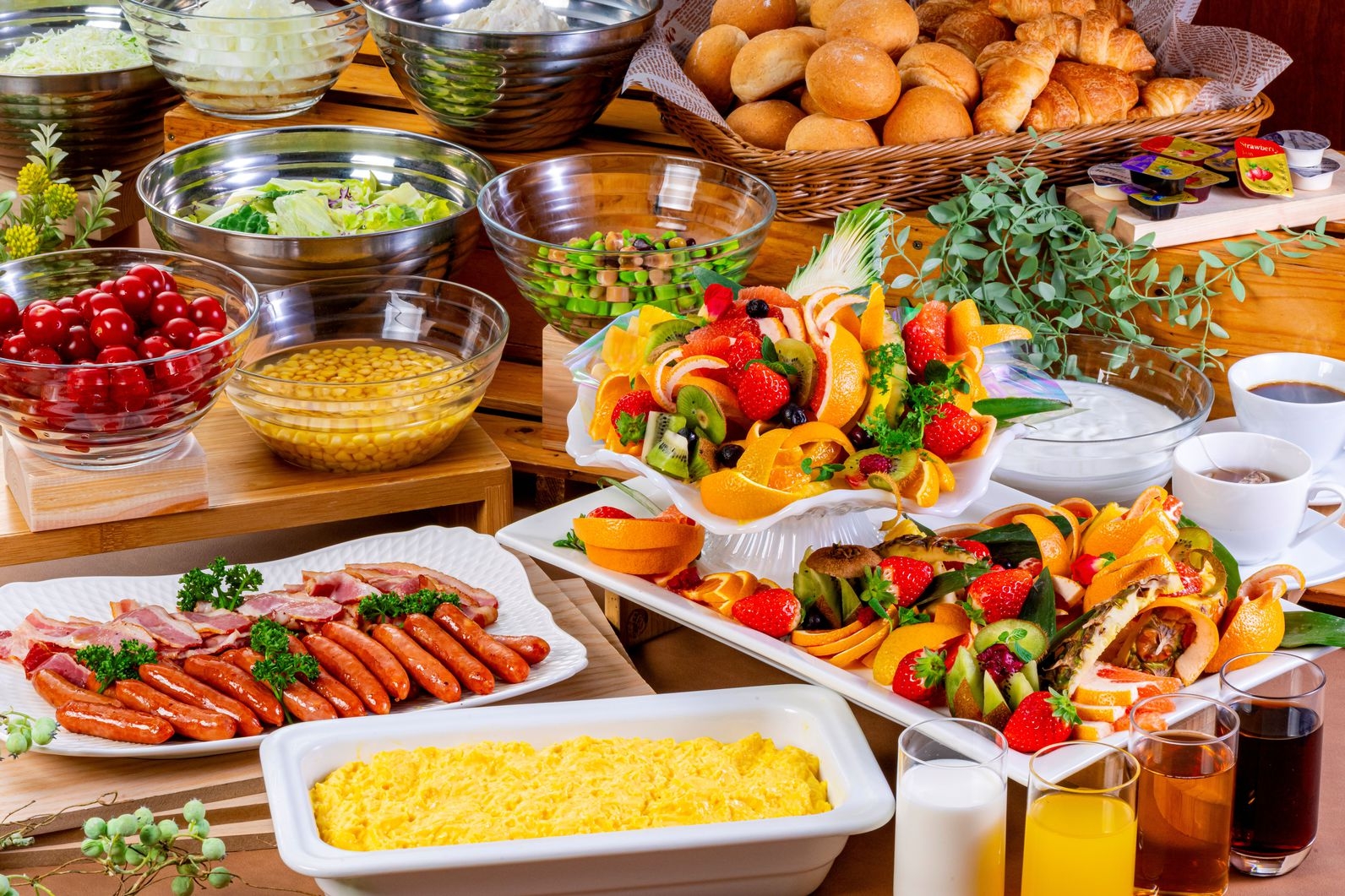 【ベストレート／朝食付】バラエティ豊かな朝食ビュッフェ