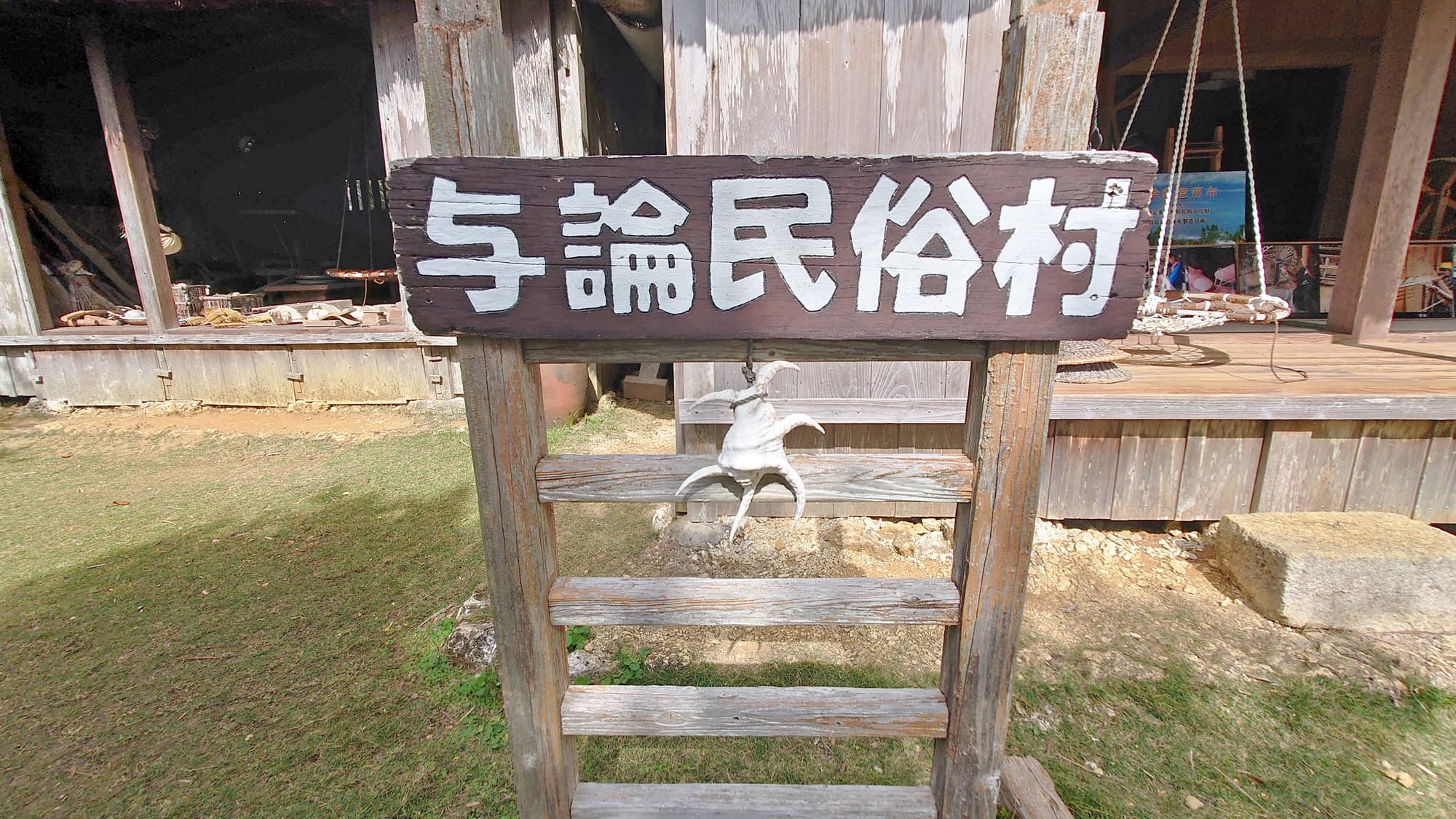 【与論民俗村】スイジガイは魔よけの貝です