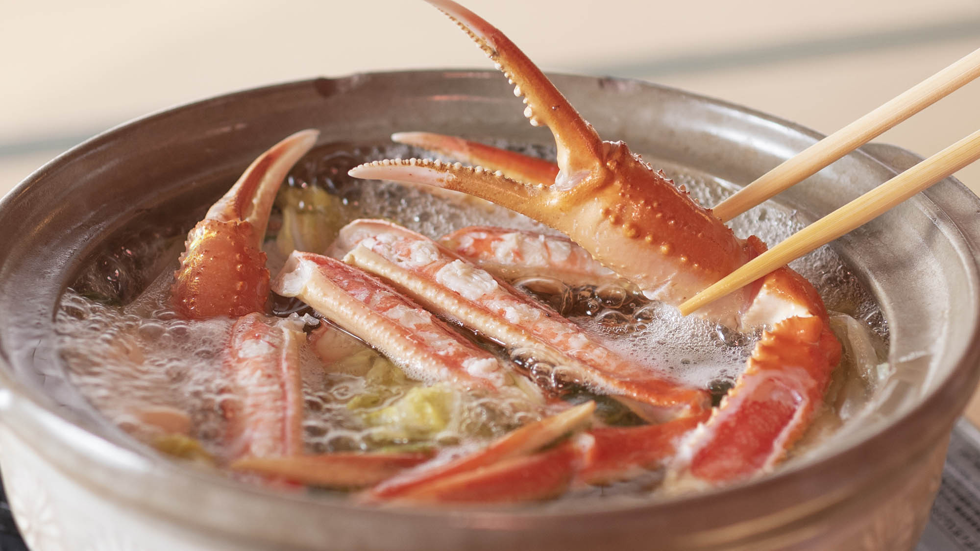 みんな大好き「かに陶板焼きプラン」かにスティックもついてます！≪　日帰りでお手軽に　≫　