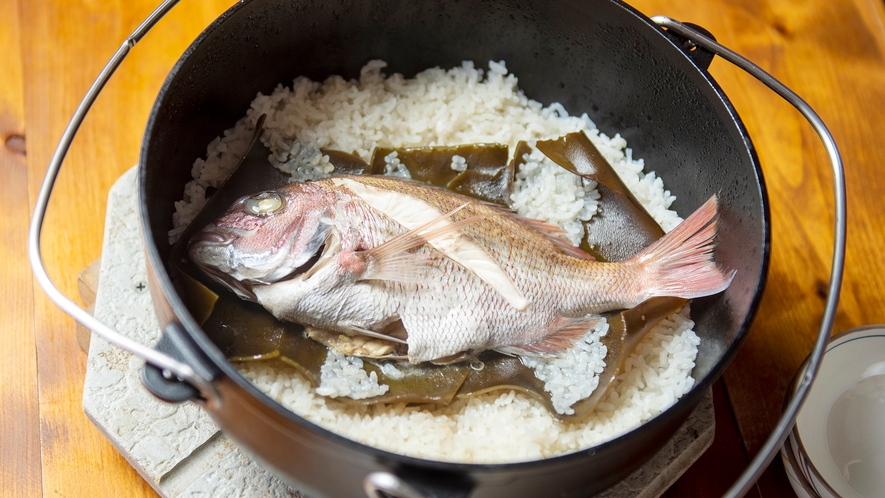 オプションの鯛めし