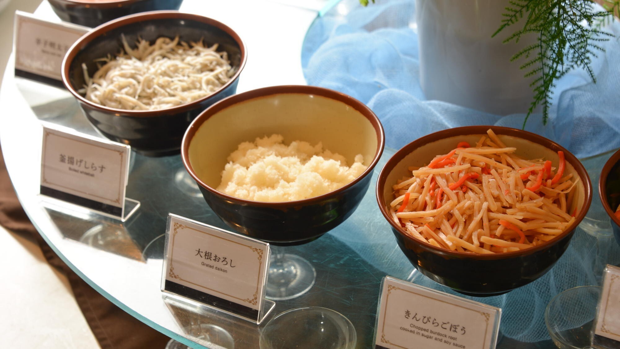 ◆朝食ビュッフェ｜和食派も大満足な品揃え。※一例