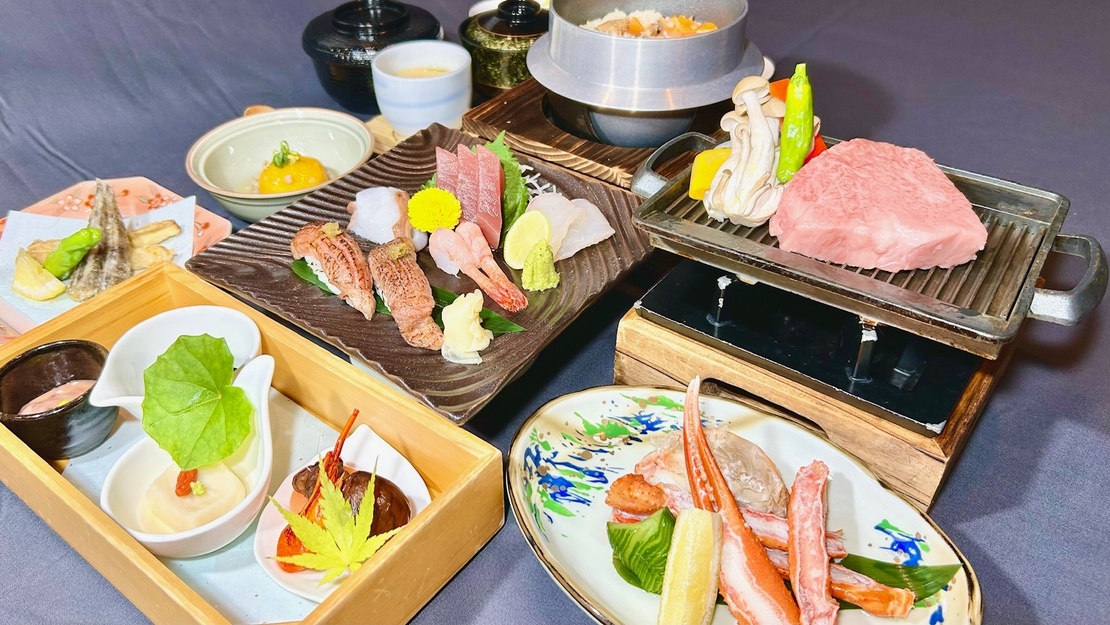 【3日前までのご予約・1泊2食付】◇『宮崎牛』づくし◇陶板焼・炙り寿司◇朝食オーシャンビュー◇温泉◇