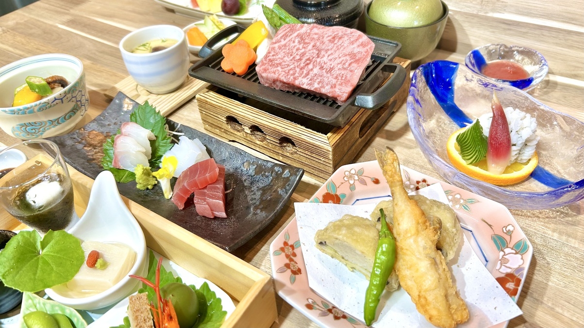 【3日前までのご予約・1泊2食付】◇『宮崎牛』陶板焼コース◇天然温泉◇朝食は日向灘オーシャンビュー◇