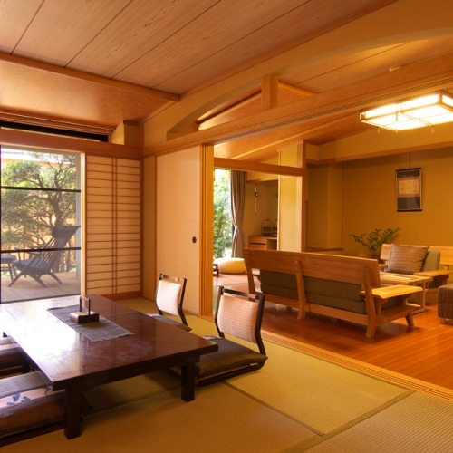 Spacious special room with Japanese and Western style room [D type]