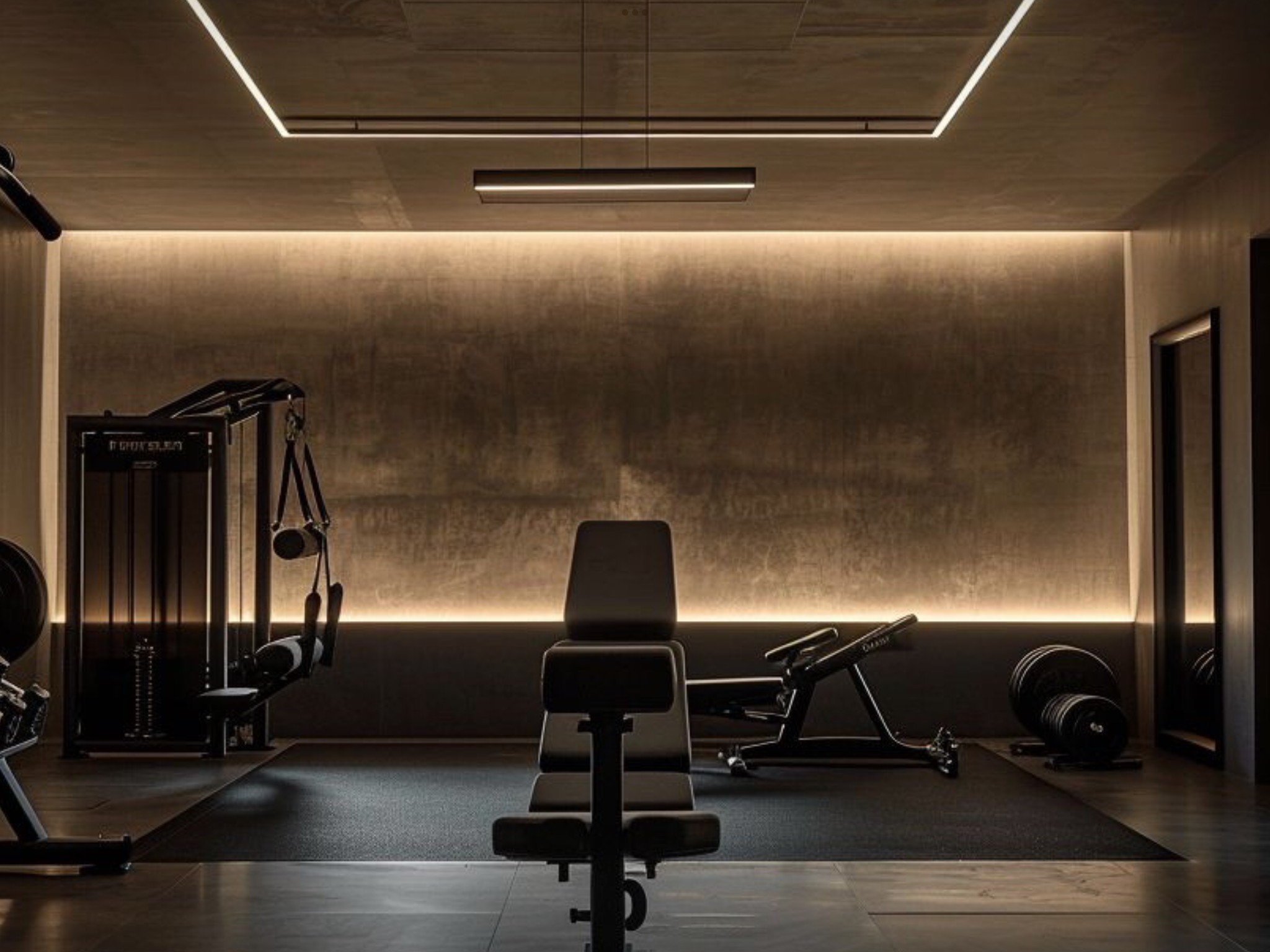 館内ジム【24時間　無料】