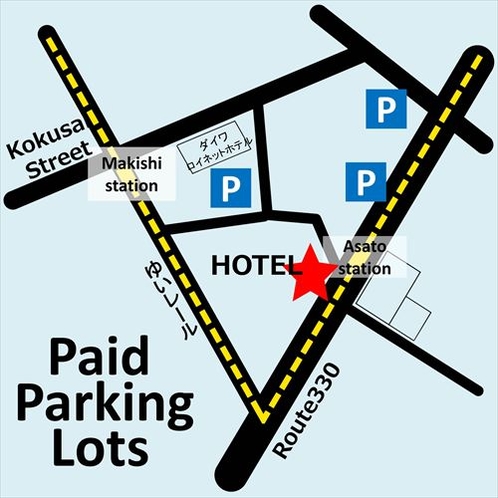 ②Paid Parking Lots(rough) 