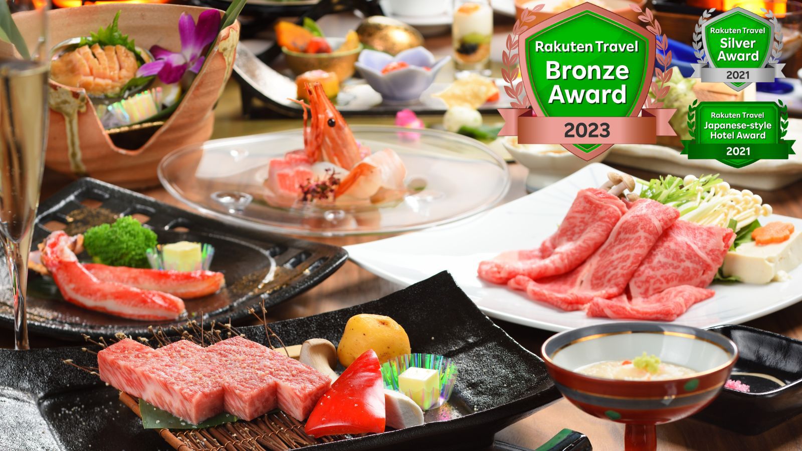 【最大10％引】一番人気★選べる3品×部屋食！一部浴場工事につき豪華夕食はそのまま謝恩プライス