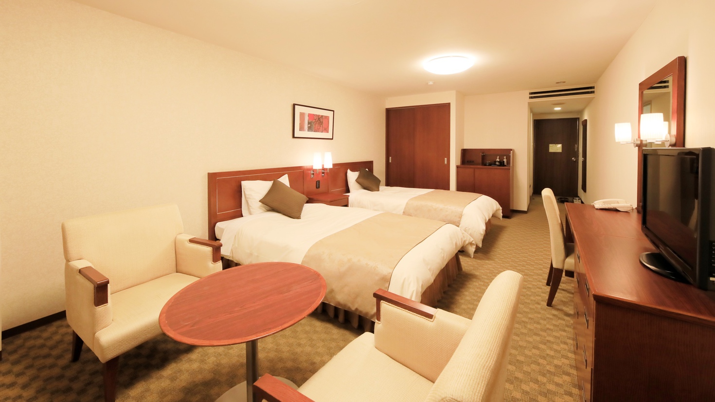 【客室】ナチュラルライトルーム（ツイン）（一例）