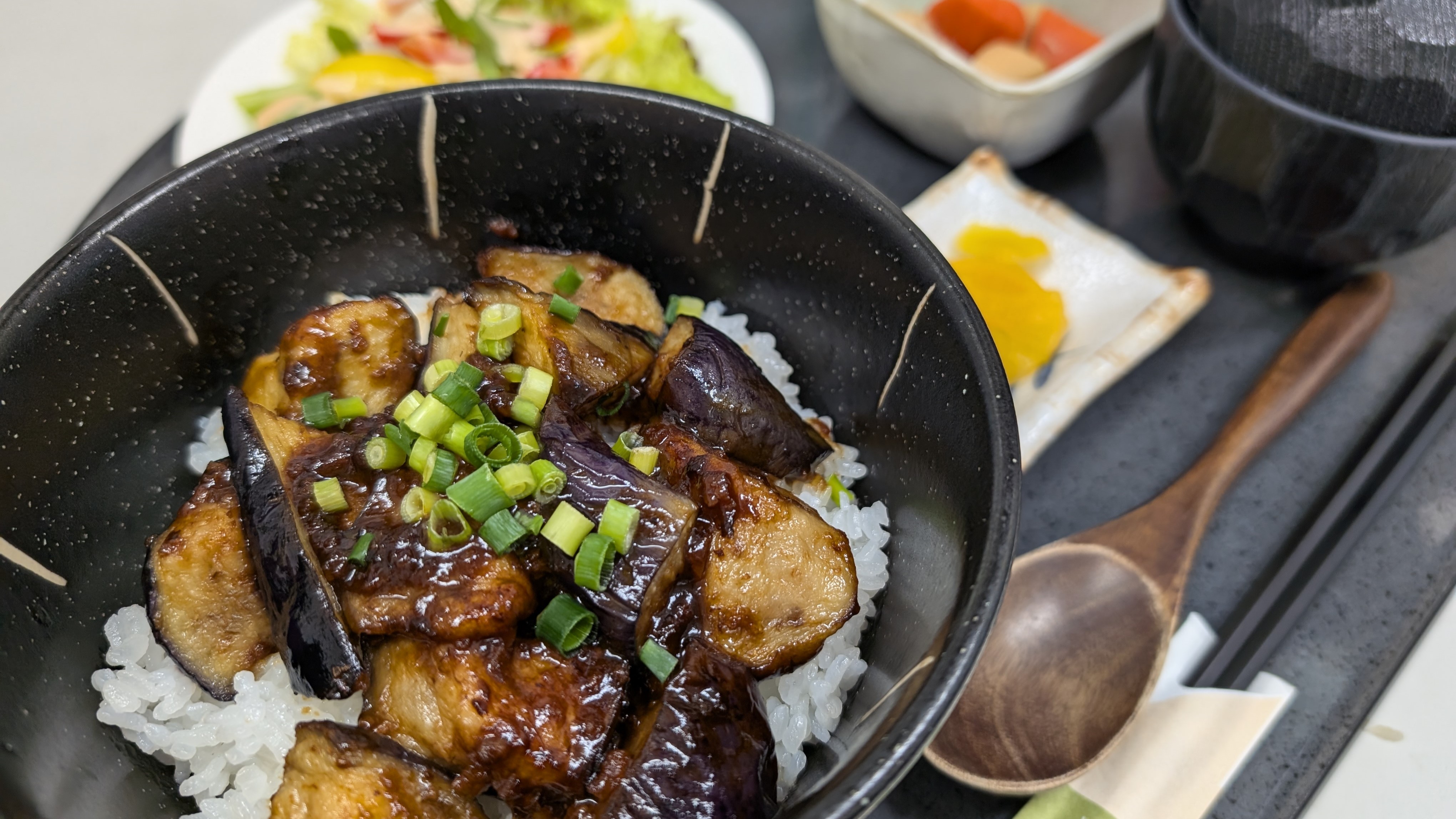 麻婆茄子定食