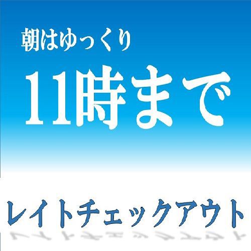 11時レイトアウトプラン