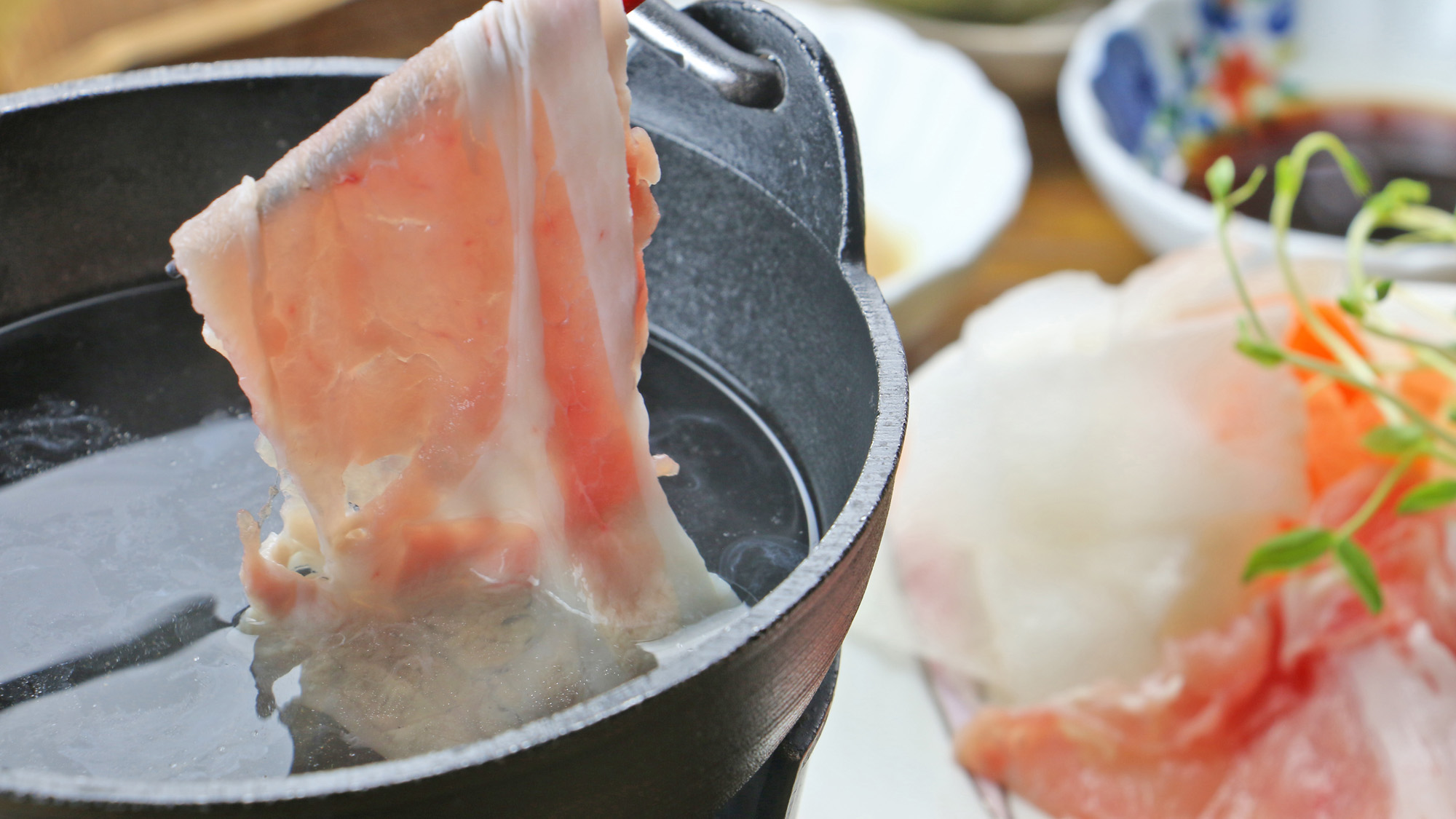 #那須豚のしゃぶしゃぶ　