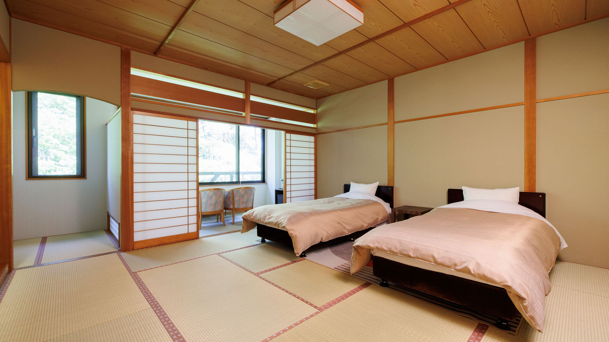 【仙の館■和室12.5畳ツインベッド】