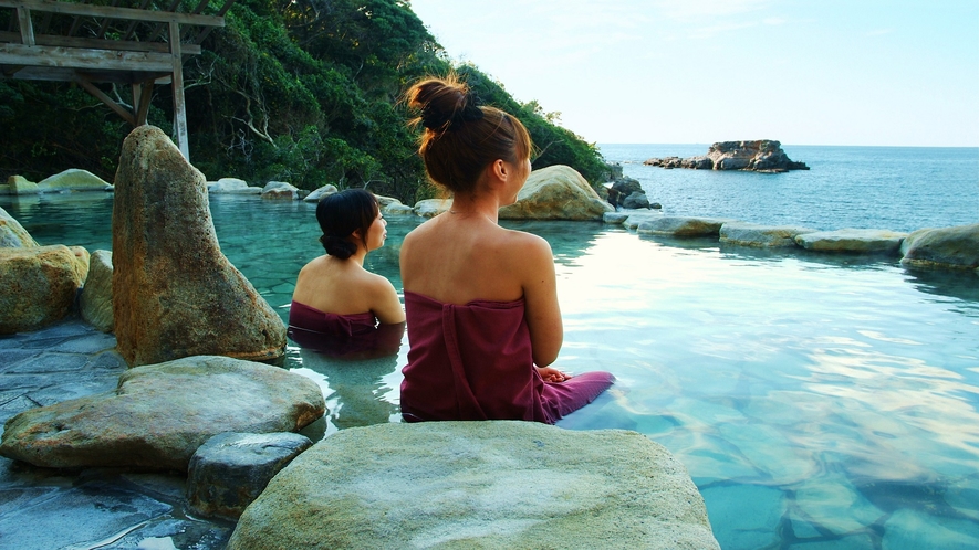 【混浴露天風呂/浜千鳥の湯】