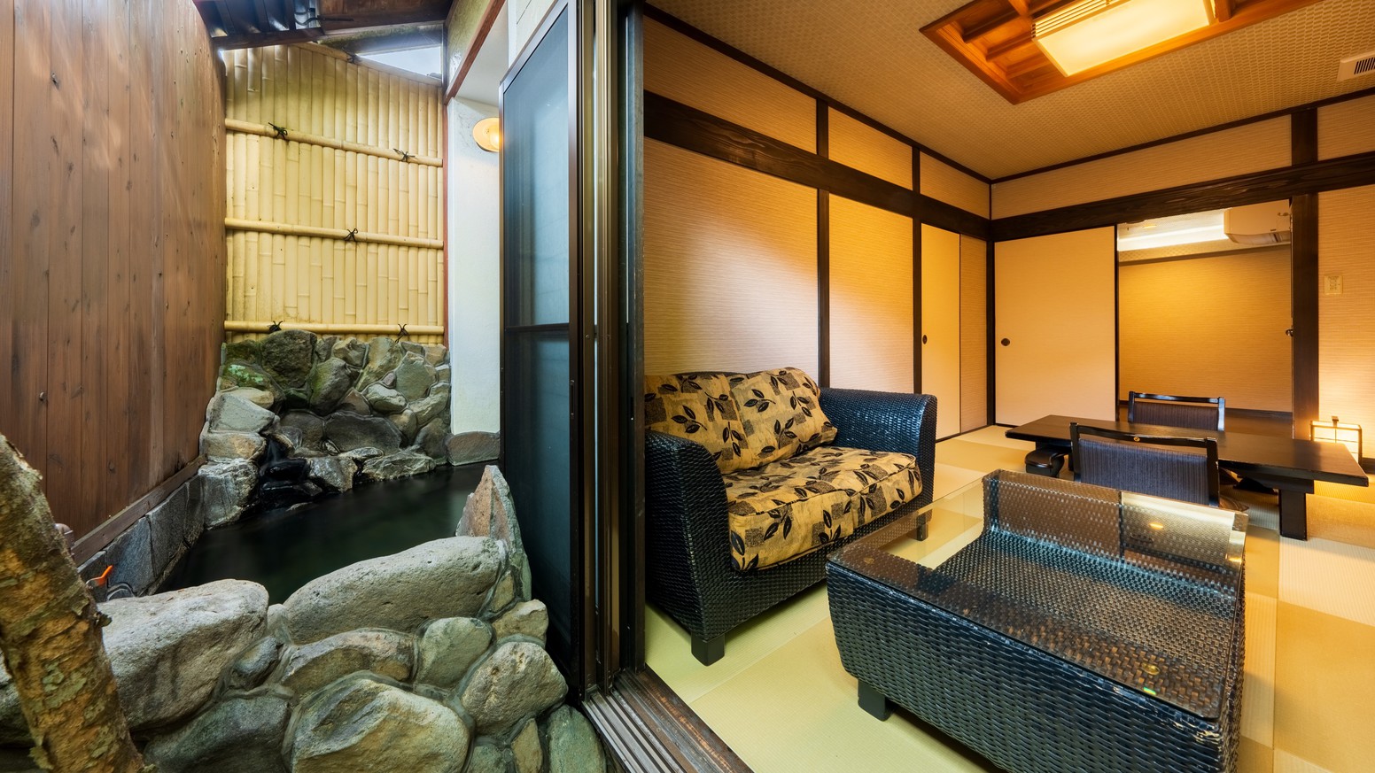 【萩-hagi-】1階／露天風呂付き和室（7.5畳+5畳）