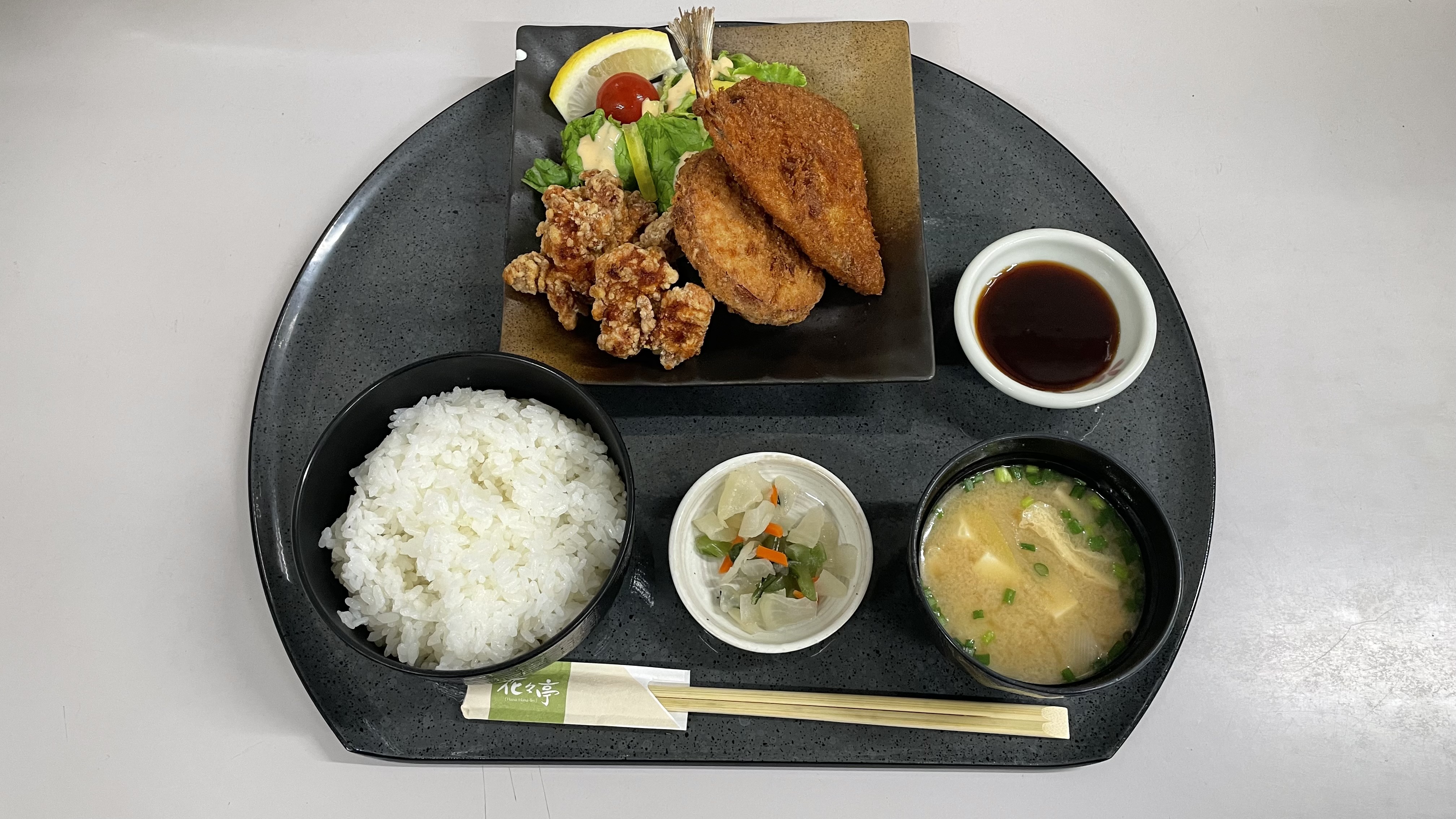 花々亭：選べる定食【Ｅ】ミックスフライ定食