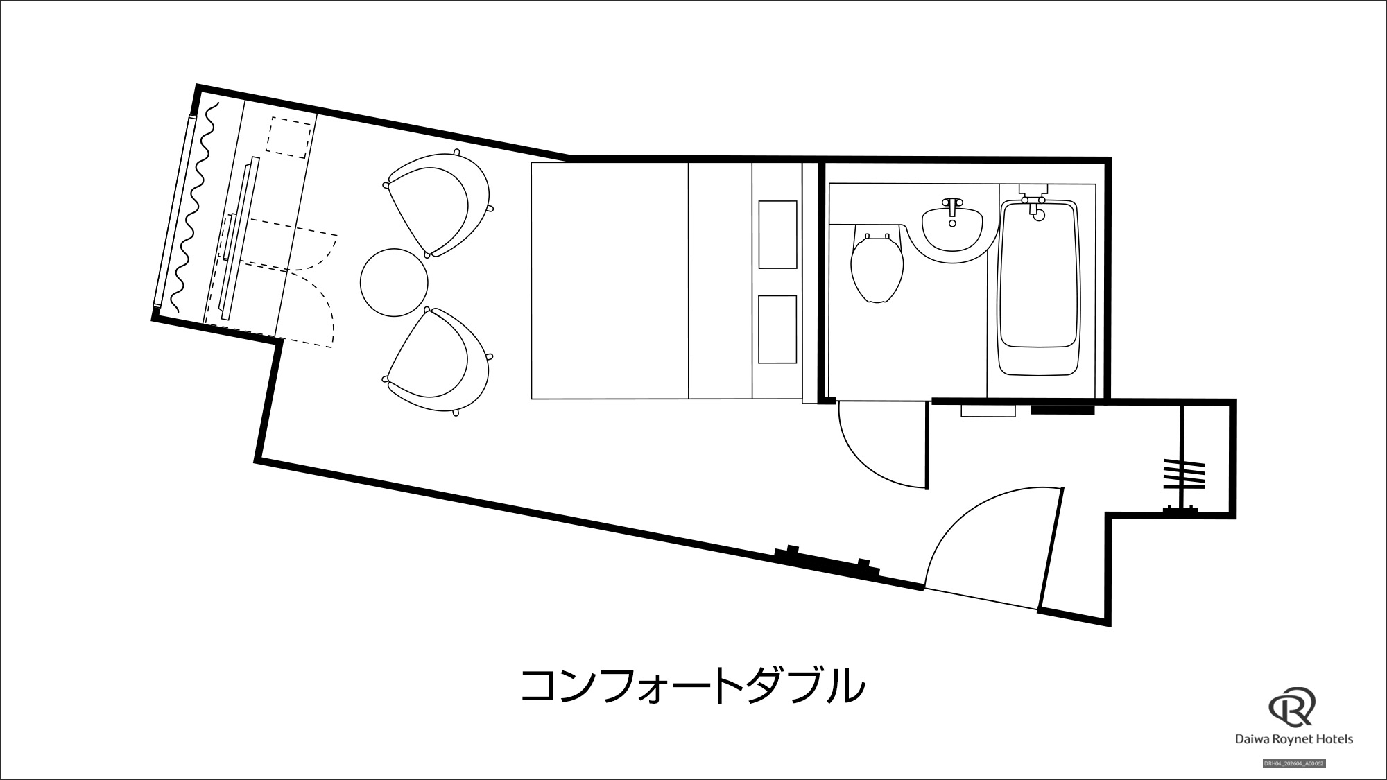コンフォートダブル　間取り
