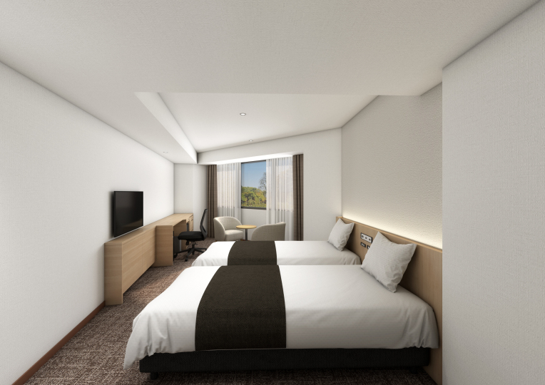 デラックスコーナーツインルーム　※2026年5月1日改装後イメージ