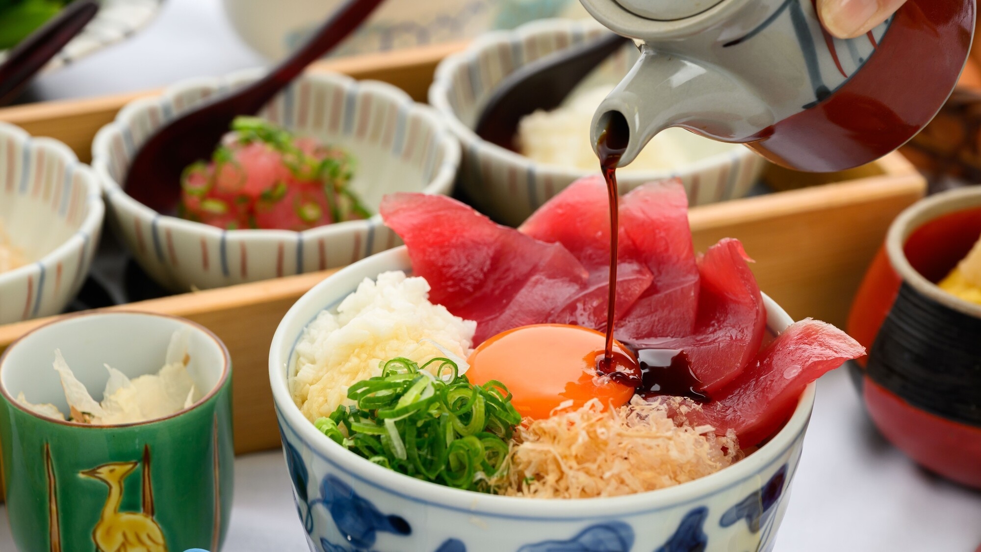 【朝食のみ】ふっくら釜炊きご飯が自慢！季節の小鉢や焼き魚などこだわりの和朝食をお召し上がりください。