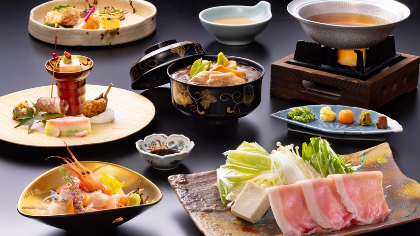 【春夏の基本料理】郷土の味をふんだんに「能登豚しゃぶしゃぶ会席」（食事処 加賀鳶）