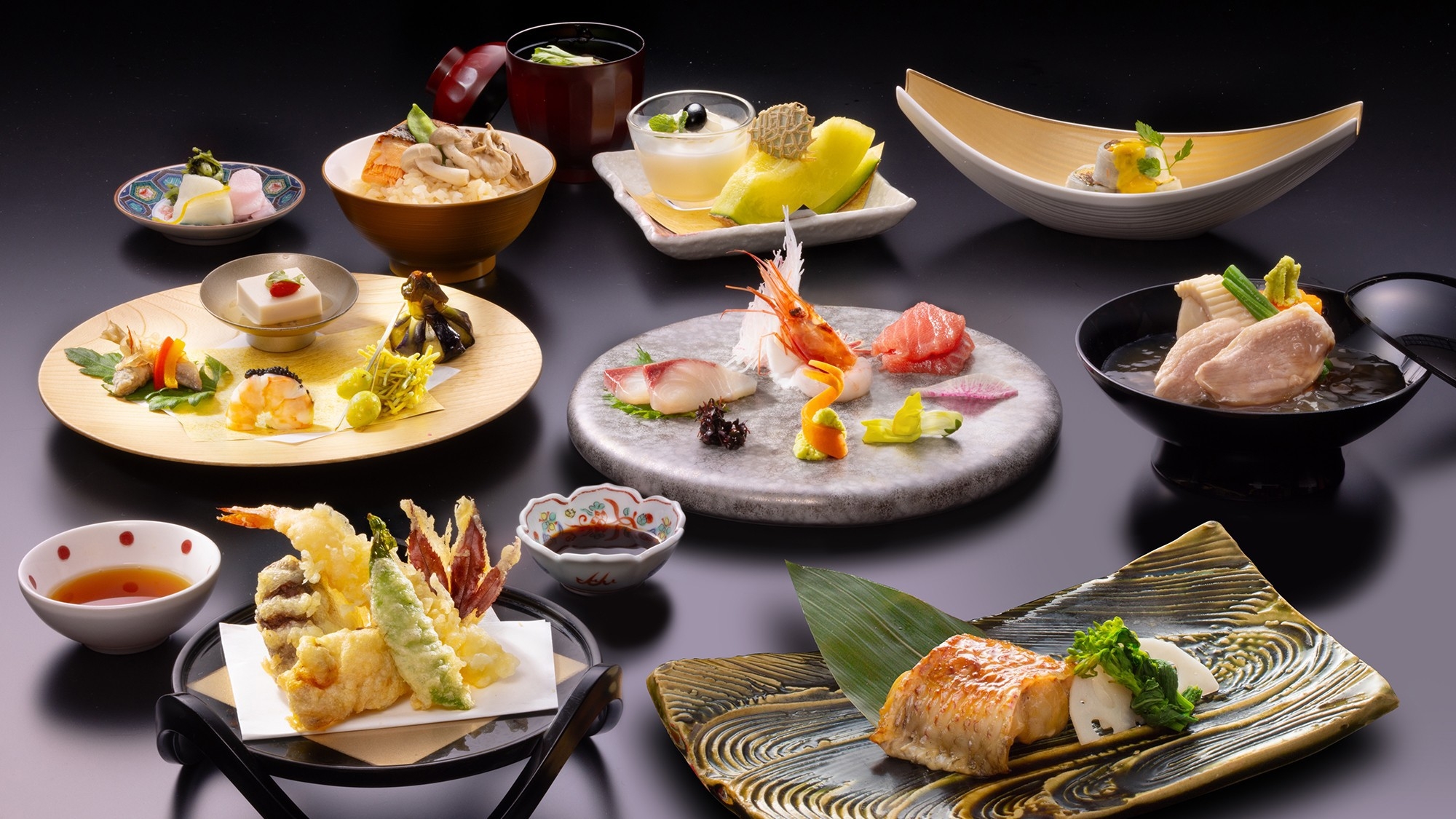 【秋冬の旬味】揚げたて天婦羅をお好きなだけ「のどぐろ・天婦羅自慢会席」（食事処 彩）