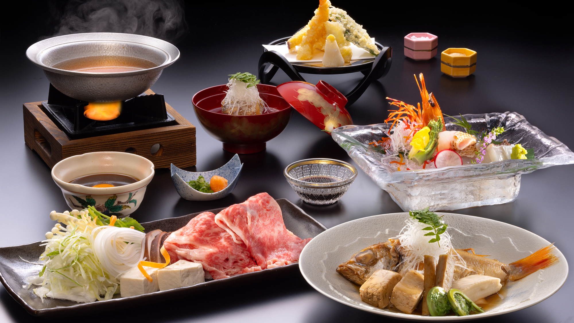 【彩】のどぐろ・能登牛・天婦羅自慢会席（2026年春夏）揚げたて天婦羅をお好きなだけどうぞ。 