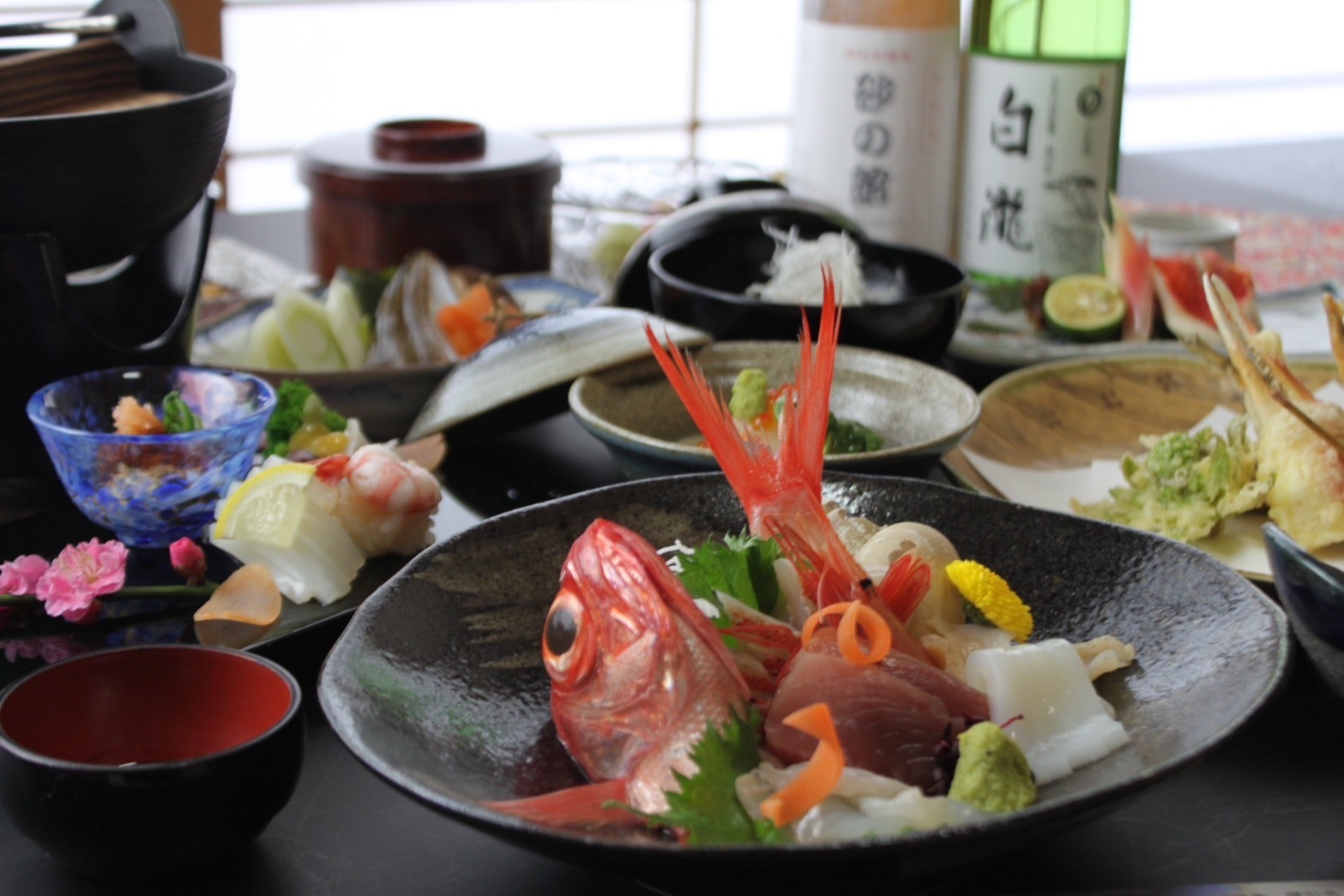 琴引浜の温泉宿でお泊り！お任せ！秋の会席宿泊プラン