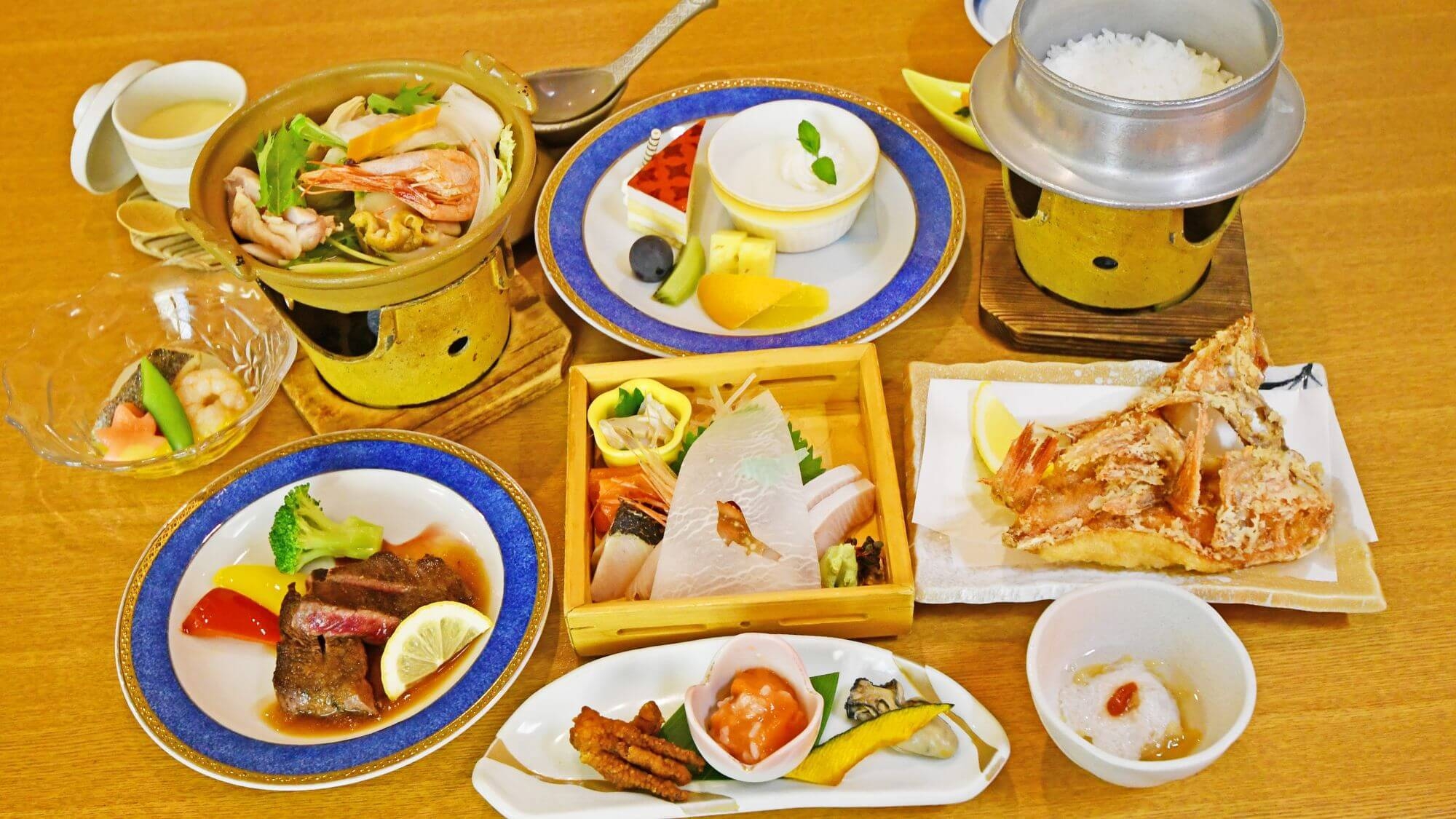 【お造り７種盛りに牛ステーキ付き】思い出に残る函館スタンダード◎前浜の絶品旬のお造り他＜全１０品＞
