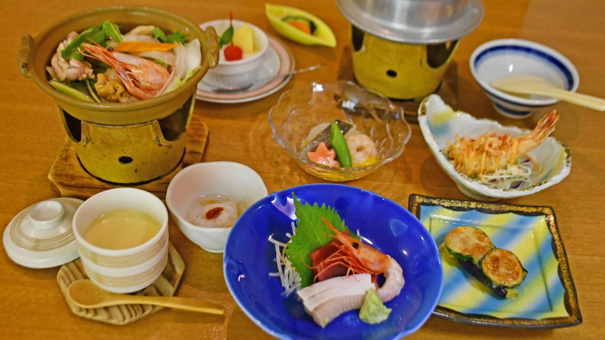 【エイトプラン】函館の味覚をバランス良く味わえる、全8品のカジュアルコースです。