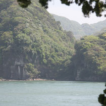 ★宿からの風景　海