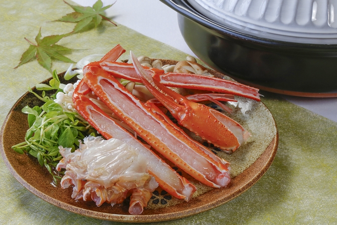 春こそ旨い香住ガニを堪能する贅沢プラン。活け香住ガニ会席プラン