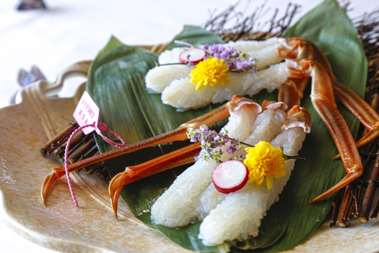 【お客様評価★4.3以上のお店】華和ゐ香住本店で本場のブランドガニランチ＋素泊まりセットプラン