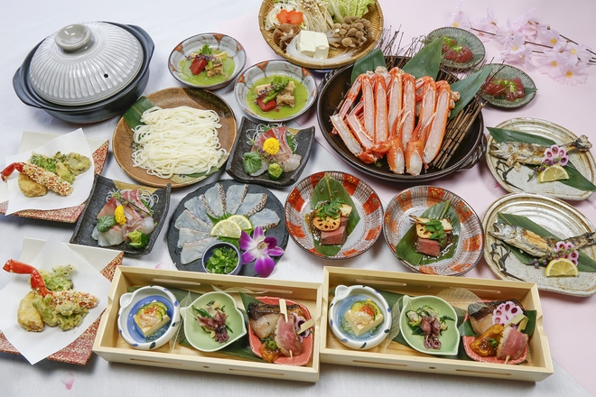 春旬の地元食材を満喫するなら！　★絶品桜鯛のごま豆乳しゃぶしゃぶ★陽春コース