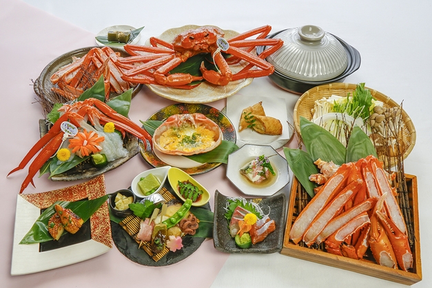 春こそ旨い香住ガニを堪能する贅沢プラン。活け香住ガニ会席プラン