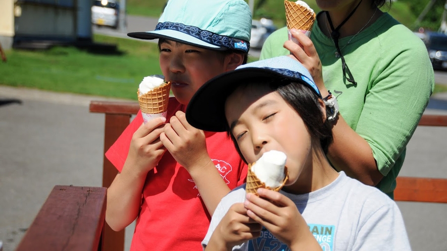 ◆暑い日は冷たいソフトクリームを食べよう★